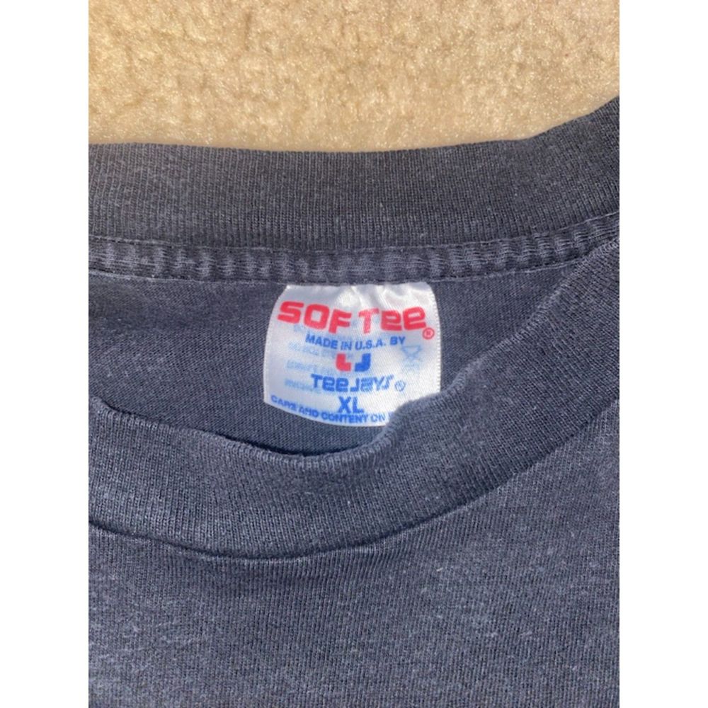 Vintage Blue Boars Wild Graphic Tee TeeJays Sof Tee